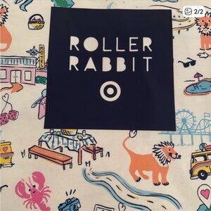 Roller Rabbit X Target Multicolor Illustrated Tote